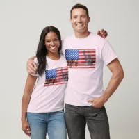 Military Support US American Flag Shirt