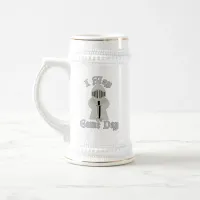 I Slay At Game Day Board Gamer Knight Beer Stein