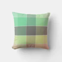 Trendy modern chic Color block squares Throw Pillow