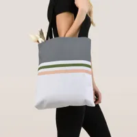 Trendy Modern minimalIst stripes striped Tote Bag