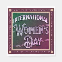 International Women's Day Napkins