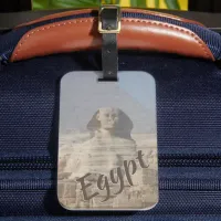 Sphinx and Pyramid in Egypt Luggage Tag