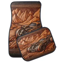 Classic Muscle Car in Scenic Valley Car Floor Mat