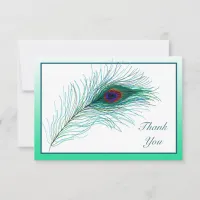 Thank You Notes, Peacock Feathers