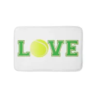 Love Tennis  Bath Mat