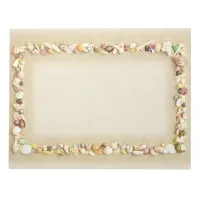 Seashell Beach Sand Border Notepad