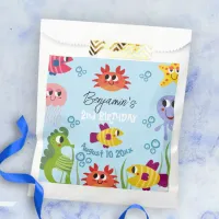 Under The Sea Whimsical Creatures Birthday Party Favor Bag