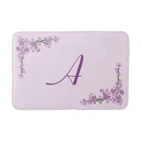 Pretty Pink Cherry Blossoms Bath Mat