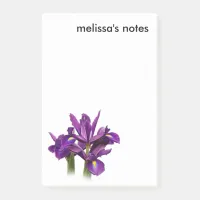 Elegant Dutch Iris Purple Sensation Post-it Notes