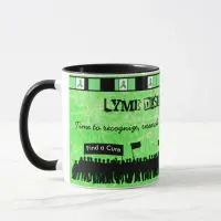 Lime Green Lyme Disease Awareness Coffee Mug