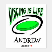 Discing is Life | Disc Golf  Sticker