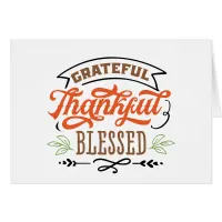 thankful grateful blessed thanksgiving holiday