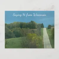Wisconsin Landscape Photography Saying hi Postcard