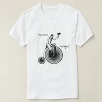 Model T Penny Farthing Classic Black and White T-Shirt