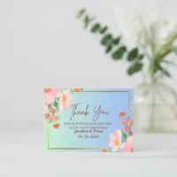 Wedding Thank You Card 