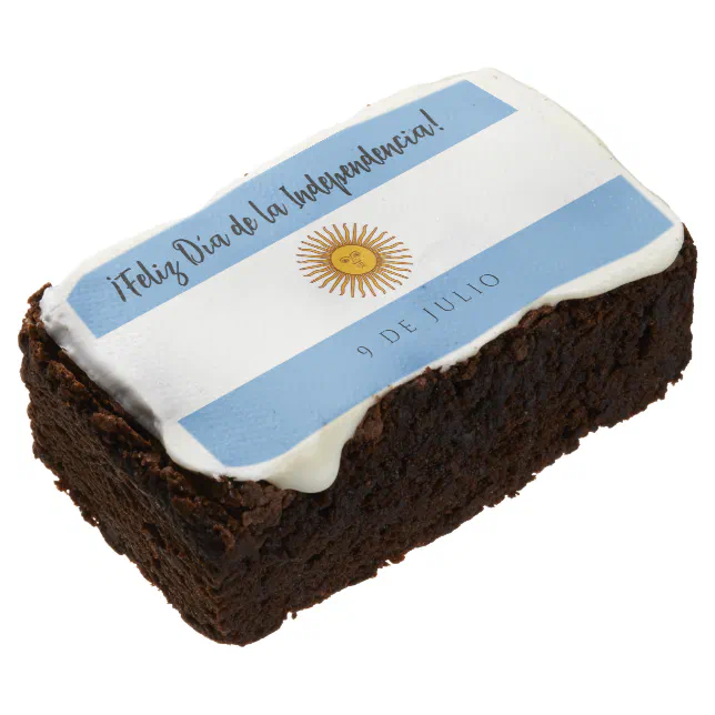 Argentina Independence Day Flag Brownie