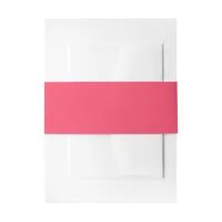 Hot-Pink Invitation Belly Band