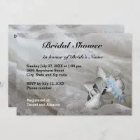 Shoes, Garter Belt and Lace Bridal Shower Invite