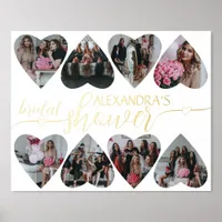 Bridal Shower Script, Love Wedding Keepsake Gift Foil Prints