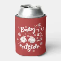 Baby its cold outside cute mittens winter can cooler