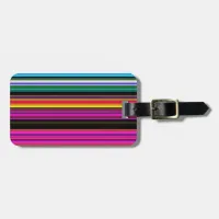 Thin Colorful Stripes - 2 Luggage Tag