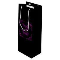 Poison Purple Trick or Treat  Wine Gift Bag