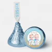 Twin Boy's Baby Shower Watercolor Animals Hershey®'s Kisses®