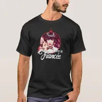 Love My Fiancée Trendy Christmas Ornament Photo T-Shirt