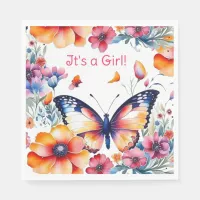 Butterfly Themed Girl's Baby Shower