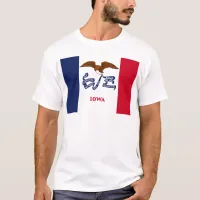 State Flag of Iowa T-Shirt