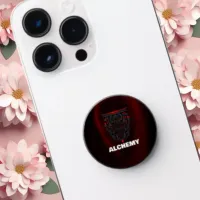 Dark Red Fantasy Monster Gamer Popgrip PopSocket 