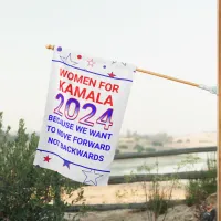 Women for Kamala Harris 2024 Election House Flag