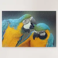 Parrots in love jigsaw puzzle