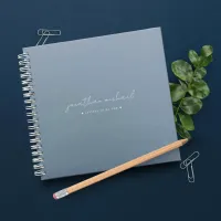 Dusty Blue Letters to My Son Memory Keepsake Notebook