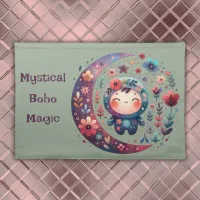 Mystical Boho Magic Maroon | Cloth Placemat