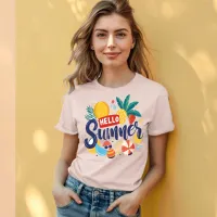 Welcome the Sunshine: HELLO Summer T-Shirt