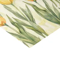 Watercolor Style Yellow Tulips All-over Print Tissue Paper