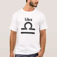 Horoscope Sign Libra Zodiac Astrology T-Shirt