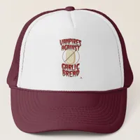 Vampire Anti Garlic Bread Halloween Humor Trucker Hat