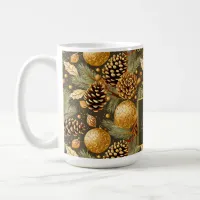 Earth Tones Christmas Pattern#29 ID1009 Coffee Mug