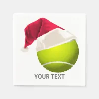 Christmas Tennis Ball Santa Hat Paper Napkins