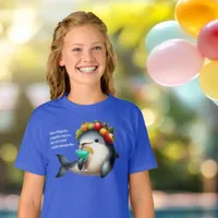 Cute Chiquita Vaquita Enjoying a Virgin Margarita T-Shirt