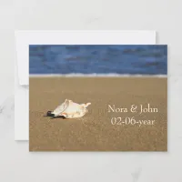 beach wedding RSVP