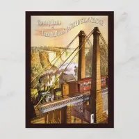 Vintage Niagara Falls Suspension Bridge Postcard