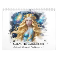 *~* AP58 Galactic Women Fantasy Cosmic Planets 1 Calendar