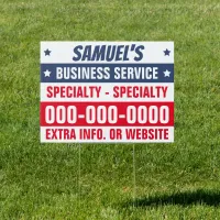 18” x 24” Patriotic Small Business Yard Sign