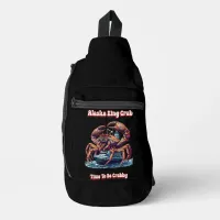  Alaska King Crab Time To Be Crabby Sling Bag