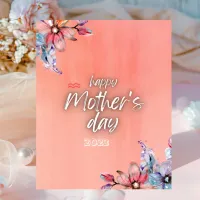 Pink Modern Mother's Day Poster
