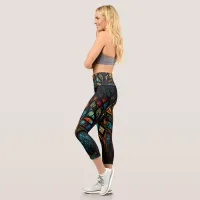 The Tree of Life  Capri Leggings