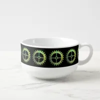 Steampunk Rusty Clockwork Gears Soup Mug